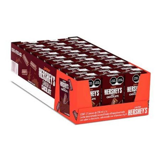 Sam's Club Leche hershey's sabor chocolate 27 pzas de 236 ml oferta