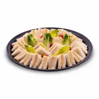Sam's Club Charola de sándwiches de jamón y queso con 36 pzas oferta