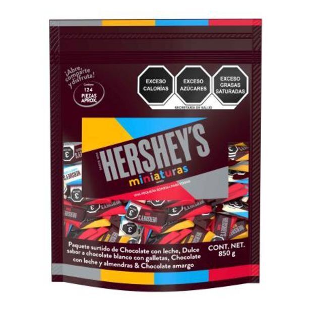 Sam's Club Chocolate hershey's miniaturas surtidos 850 g oferta