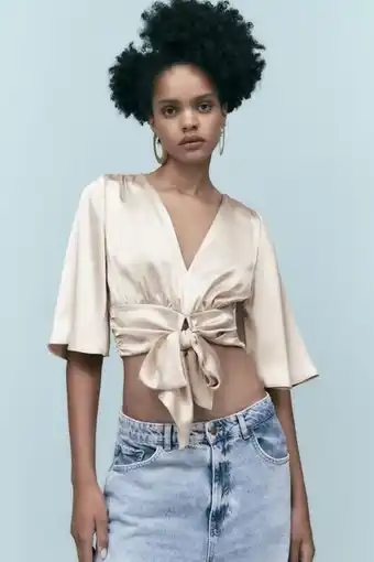 ZARA Cuerpo satinado lazada oferta