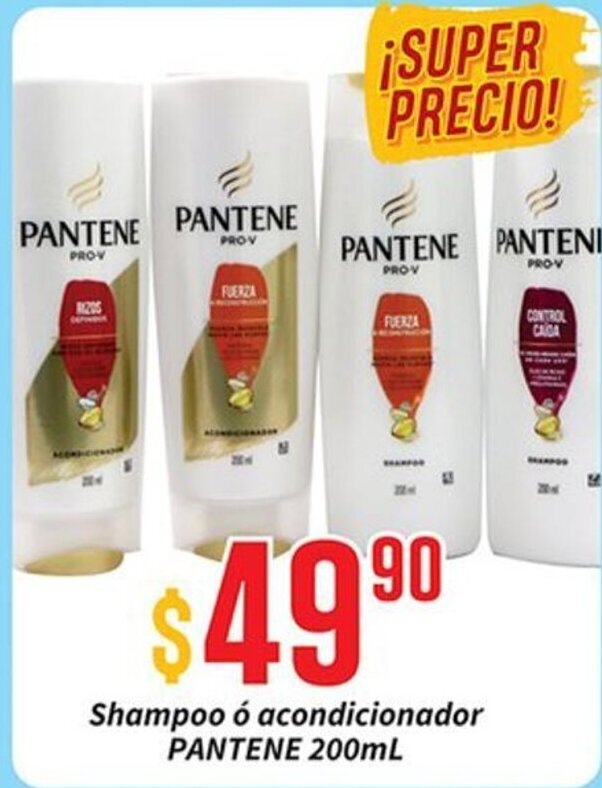 Super Gutiérrez Shampoo o acondicionador PANTENE 200ml oferta