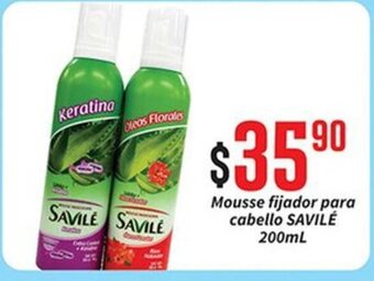 Mousse fijador para cabello SAVILE 200ml