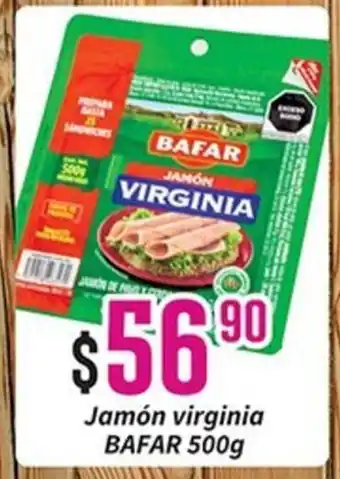 Jamon virginia BAFAR 500g