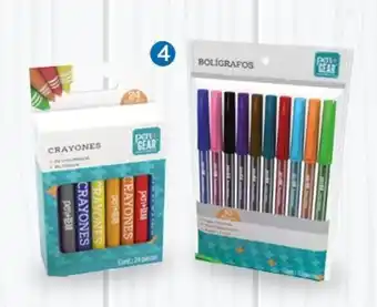 Walmart Pen+Gear Crayones regulares 24 pzas o 10 boligrafos fashion punto mediano oferta