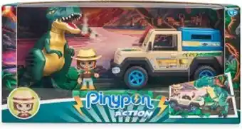 Julio Cepeda Jugueterías Pinypon action wild pick up con dino oferta