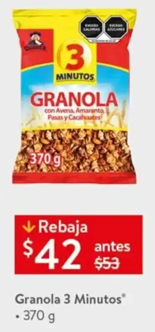 Granola 3 Minutos 370g