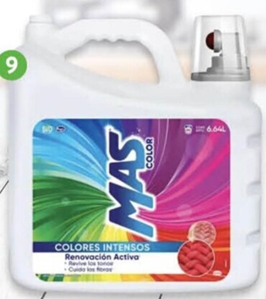 Walmart Express Detergente Líquido Mas Color 6,64L oferta