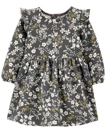 Carter's Vestido floral de tela polar carter's oferta