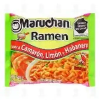 Maruchan sopa maruchan ramen sabor a camarón, limón y habanero, 85 gr.