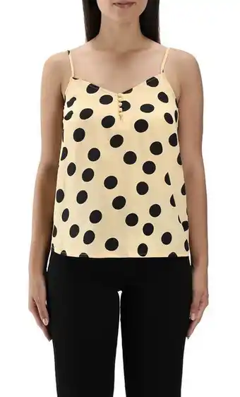 Blusa strappy lunares