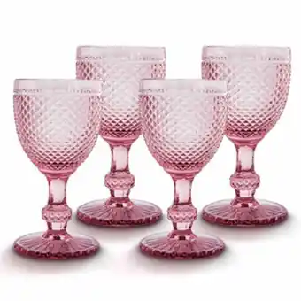 Set de 4 copas rose kyuden home
