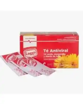 Laggs antiviral te verde manzanilla 24 sobs