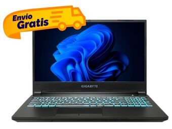 Laptop gigabyte g5 gd-51us123so: video geforce rtx 3050, procesador intel core i5 11400h (hasta 4.50 ghz), memoria de 16gb dd