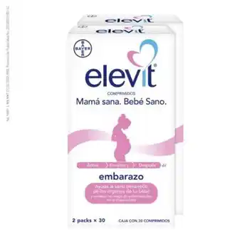 Sam's Club Multivitamínico elevit vitaminas y minerales 2 cajas de 30 tabletas oferta