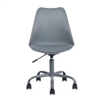 Silla de oficina furniturer blokhus gris claro