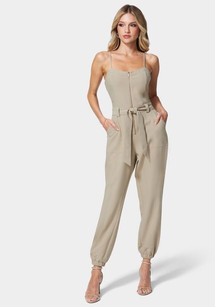 Bebe Zip front bustier jumpsuit oferta