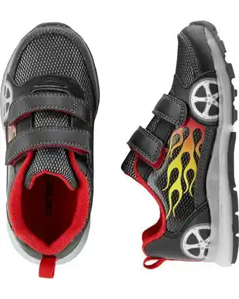 Tenis diseño de auto con luz carter's