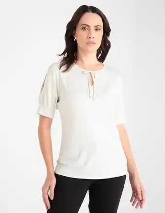 Suburbia Blusa la mode manga larga estampado a rayas oferta