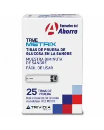 Farmacias del Ahorro G ahorro tiras prueba glucosa 25 pz oferta