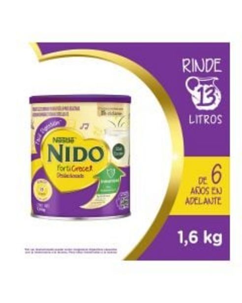 Farmacias del Ahorro Leche en polvo nido forticrece deslactosado lata 1.6kg oferta