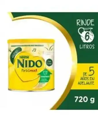 Farmacias del Ahorro Leche parcialmente descremada nido forticrece en polvo lata 720g oferta