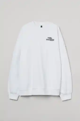 H&M Sudadera oversized con diseño oferta