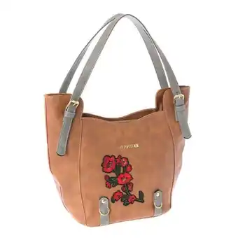 Bolsa dama jennyfer satchel cognac
