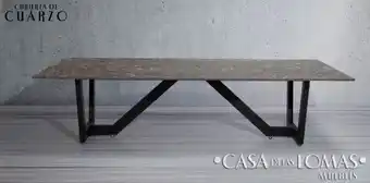 Casa de las Lomas Mesa de comedor crono cuarzo coastal grey oferta