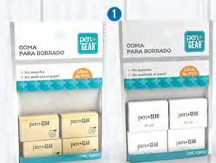 Walmart Paquete de 4 gomas oferta