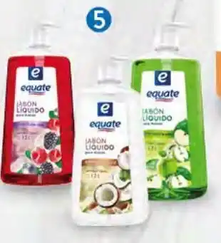 Walmart Jabón líquido para manos equate 1.2l oferta
