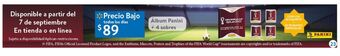 Álbum panini + 4 sobres