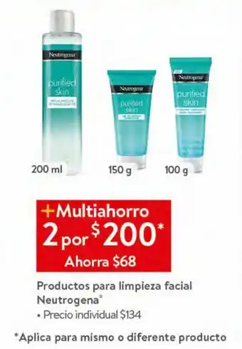Walmart Limpieza facial neutrogena oferta