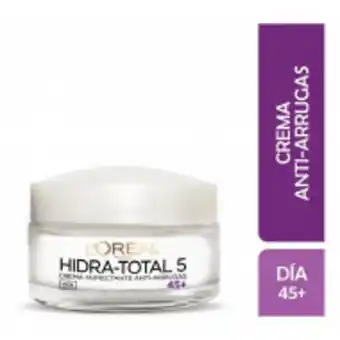 Crema hidratante antiarrugas 45+ hidra total5 loreal 50ml