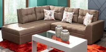 Muebles Dico Sala modular izquierda dali café oferta