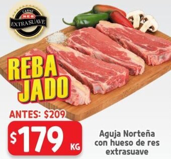 HEB Aguja Norteña con Hueso de Res Extrasuave oferta