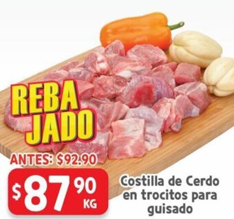 HEB Costilla de Cerdo en Trocitos para Guisado oferta