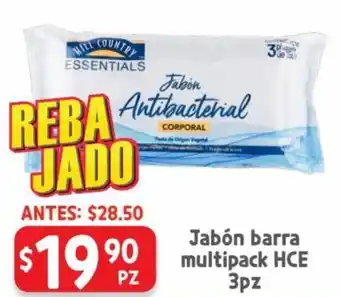 HEB Jabón Barra Multipack HCE 3 pz oferta