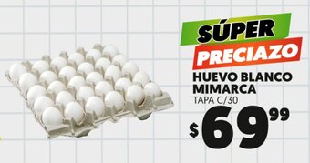 Merco Huevo Blanco Mimarca Tapa c/30 oferta