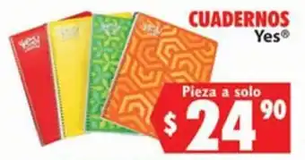 Casa Ley Cuadernos Yes oferta