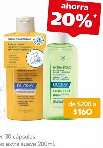 Farmacia San Pablo Ducray shampoo extra suave 200ml. oferta