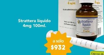 Farmacia San Pablo Strattera solución 100 ml frasco oferta