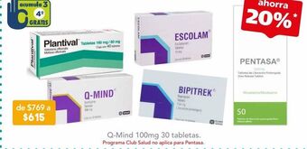 Farmacia San Pablo Q-mind 30 tabletas caja oferta
