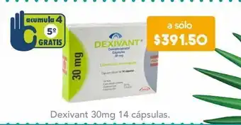 Farmacia San Pablo Dexivant 30mg 14 cápsulas. oferta