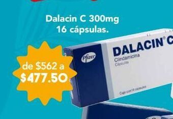 Farmacia San Pablo Dalacin c 300mg 16 cápsulas. oferta