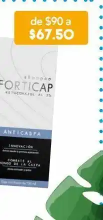 Farmacia San Pablo Forticap shampoo anticaspa 130ml. oferta