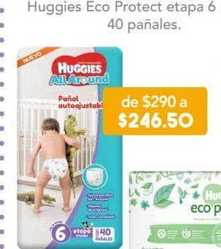 Huggies allaround pañales autoajustables etapa 6 unisex