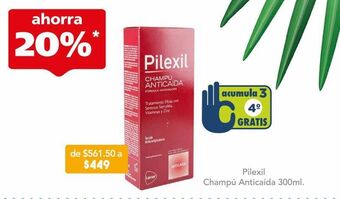 Farmacia San Pablo Pilexil forte shampoo anticaída oferta