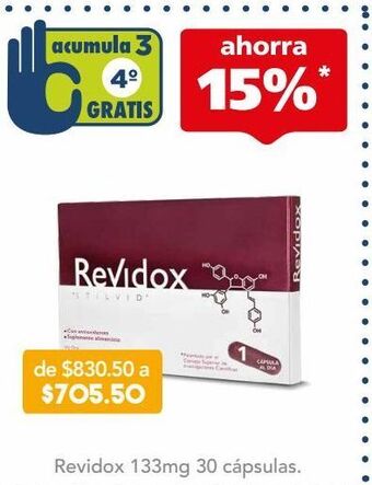 Farmacia San Pablo Revidox 30 cápsulas caja oferta