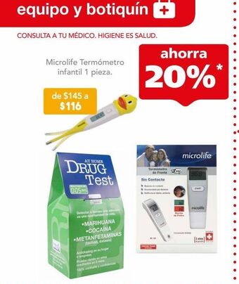 Farmacia San Pablo Microlife termómetro infantil digital oferta