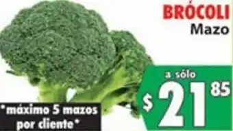 Casa Ley Brócoli Mazo oferta